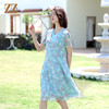 佐尔美夏季新款真丝桑蚕丝乔其连衣裙女E12LS49 商品缩略图1