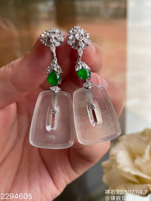 梯方扣耳坠【2294605】具体价格微信咨询 商品图1