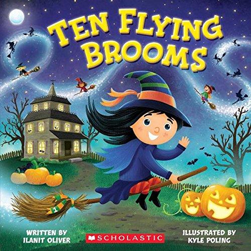 (仓发) Ten Flying Brooms/Cartwheel Books/Kyle Poling Ilanit Oliver/9780545813365 商品图0
