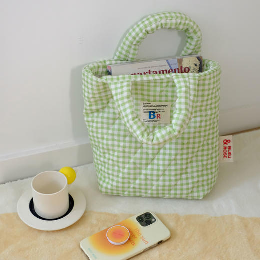 【泡泡糖】BLEU et ROSE 手提包 绿泡泡/黄泡泡 商品图2