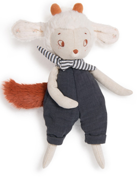 法国moulinroty 雨后系列玩偶套装礼盒云朵小羊