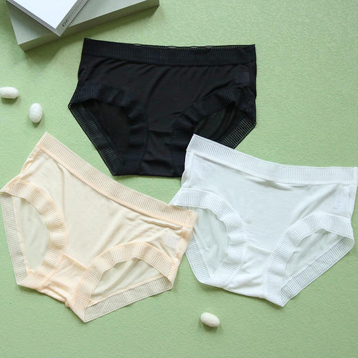 代发 米马生活  舒适桑蚕丝中腰短裤  一点儿也不性感的大妈内裤 商品图3