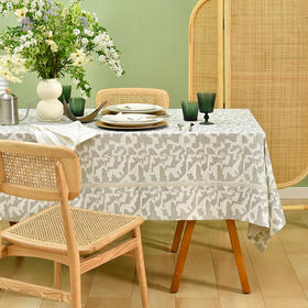 几何帆布棉麻轻奢桌布