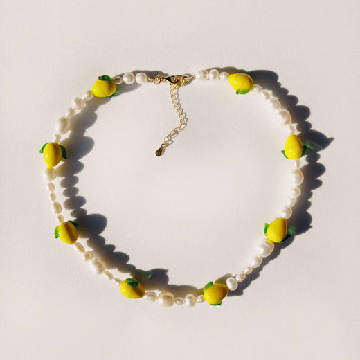 订购8周到｜Ninfa-Lisa 同款-柠檬 珍珠 项链［葡萄牙设计师］ 商品图0