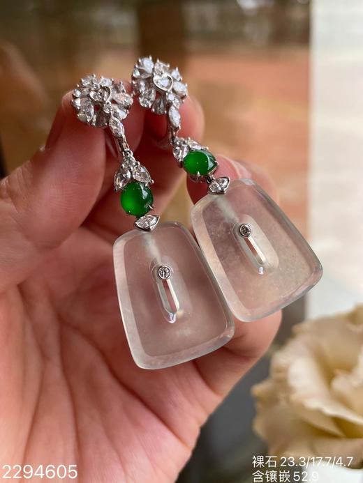 梯方扣耳坠【2294605】具体价格微信咨询 商品图3