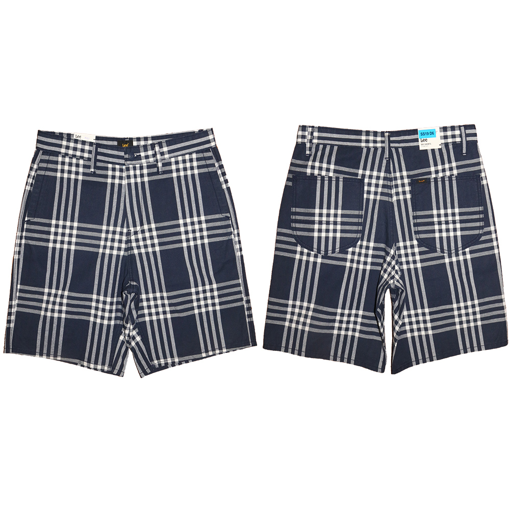 Lee男式格子布短裤LMR9034DA9PC