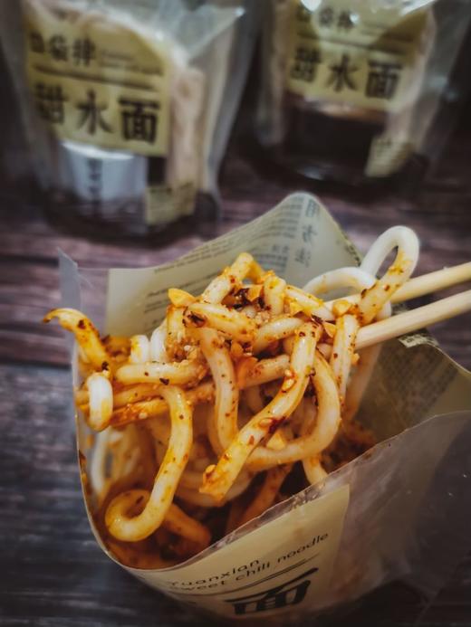 袁鲜口袋拌甜水面麻辣甜香四川成都地道特色 方便速食 268g/袋 商品图3