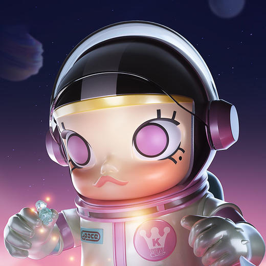 POPMART MEGA珍藏系列 1000% SPACE MOLLY 糖豆 商品图2
