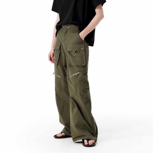 NUTH22SS 工装裤男夏季薄款宽松直筒多口袋休闲长裤可束脚百搭 商品图1
