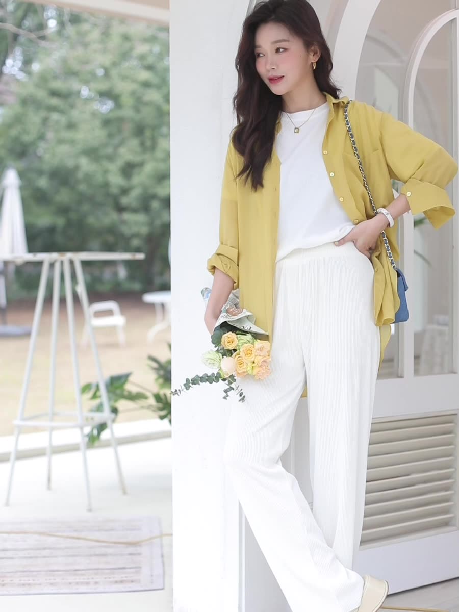 【三宅丝滑皱皱裤】丝滑透气 垂感亲肤 不易变形 夏季穿搭指南