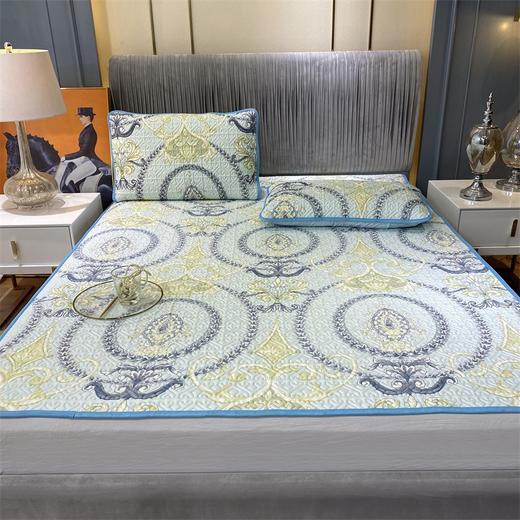 【丝丝凉意好睡眠】泰国皇家全冰丝生物基乳胶凉席三件套高端软席 商品图9