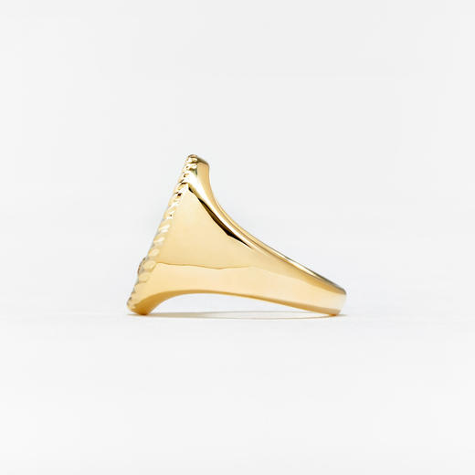 订购10周到｜Yvonne Leon-Signet Oval-9K黄金 黑玛瑙 椭圆戒面 戒指［法国设计师］ 商品图2