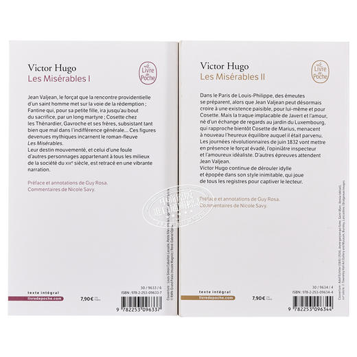 【中商原版】雨果 悲惨世界全集 法文原版 Victor Hugo 商品图2