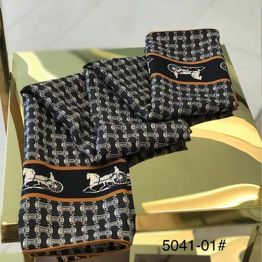 优品堂《亭亭玉立》重磅精品桑蚕丝110×110方巾 商品图8