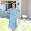 佐尔美夏季新款真丝桑蚕丝乔其连衣裙女E12LS49 商品缩略图2