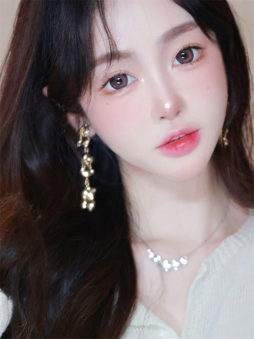 【小红书推荐款】leenscolor，方糖高光粉棕，年抛/直径14.5/着色14.0，138/一副，258/两副，288/三副（详情区任选）最高度数有1000 商品图5