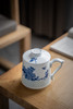 富玉 |  景德镇陶瓷手绘青花牡丹茶漏杯大容量水杯玲珑茶杯 商品缩略图0