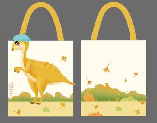 【河南自博-文创】四季帆布包 - 迷你豫龙（秋） 商品图1