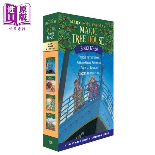 预售 【中商原版】Magic Tree House Volumes 神奇树屋卷 17-20盒装 英文原版 小初文学 6到9岁 儿童章节桥梁书 Mary Pope Osborne 商品图0