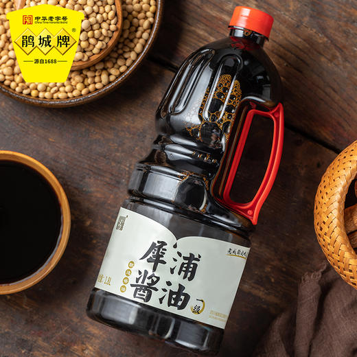 鹃城牌犀浦酱油一级酿造1.8L 商品图0