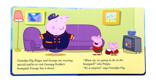 【端午限量特价】小猪佩奇过端午节Peppa's dragon boat festival 粉红猪小妹中国传统文化端午节龙舟节 英语启蒙 精装纸板书 商品图2