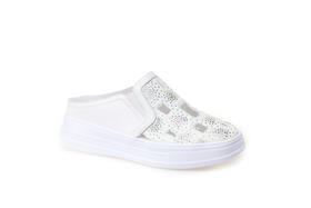 豪麟名鞋奥莱迪嘉女装进口布料时尚休闲鞋DJXXA21WX018白色  原价1660元