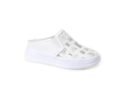 豪麟名鞋奥莱迪嘉女装进口布料时尚休闲鞋DJXXA21WX018白色  原价1660元 商品图0