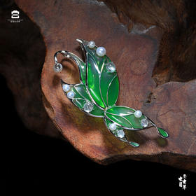 G9K金彩蝶吊坠胸针两用款