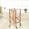 【6F】利快意大利进口三层晾衣架实木可移动折叠阳台落地伸缩衣杆晒衣架 三层晾衣架 27M 商品缩略图1