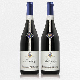 【勃艮第名庄】2*布夏父子美古尼红葡萄酒 Bouchard Aine & Fils, Mercurey 2*750ml
