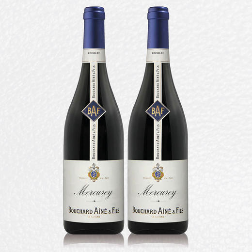 【勃艮第名庄】2*布夏父子美古尼红葡萄酒 Bouchard Aine & Fils, Mercurey 2*750ml 商品图0
