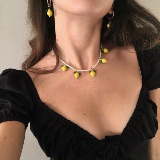 北京仓｜Ninfa-Lemoncello-柠檬 项链［葡萄牙设计师］ 商品图0