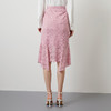 EITIE爱特爱夏季新款高腰a字不规则下摆优雅包臀蕾丝半身裙B2206916 商品缩略图4