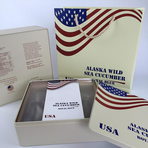 阿拉斯加淡干红参红刺参野生海参两种规格可选（一般贸易） 商品图0