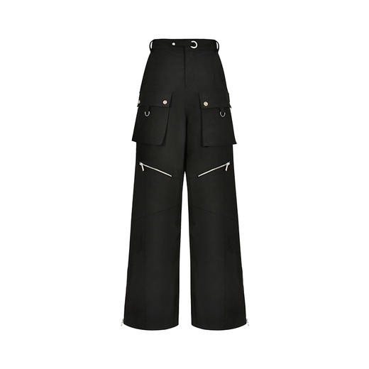 NUTH22SS 工装裤男夏季薄款宽松直筒多口袋休闲长裤可束脚百搭 商品图4