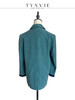 TYNVIE 排褶袖口单排扣西装-绿色 商品缩略图2