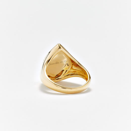 订购10周到｜Yvonne Leon-Signet Pear-9K黄金 黑玛瑙 水滴戒面 戒指［法国设计师］ 商品图2