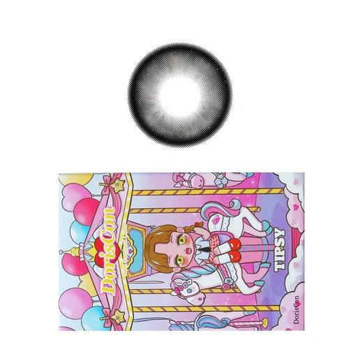 doriscon，黑桃香槟，半年抛/直径14.5/着色13.9，138/一副，238/两副，288/三副，下拉查看更多模特实拍,最高度数有1000 商品图2