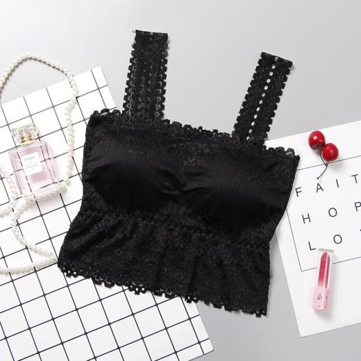 蕾丝小吊带背心女夏美背内衣一体文胸防走光抹胸SBFSA95507 商品图2