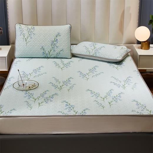 【丝丝凉意好睡眠】泰国皇家全冰丝生物基乳胶凉席三件套高端软席 商品图13