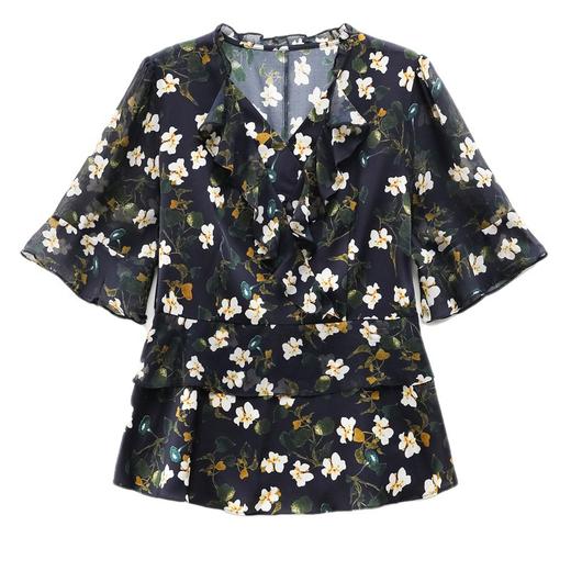 夏季设计感小众宽松洋气小衫MZ802329 商品图4