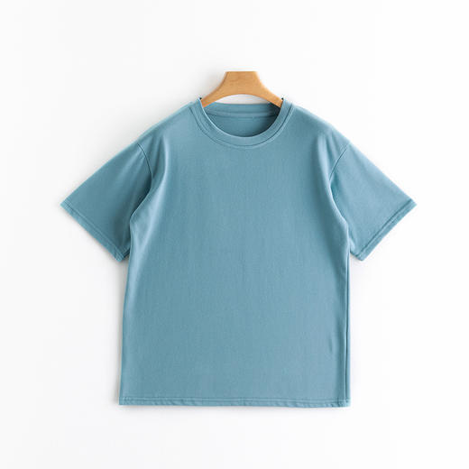 【马卡龙T恤 99任选3件】重磅棉  宽松圆领 春夏短袖 外穿基础 女士打底上衣 商品图9