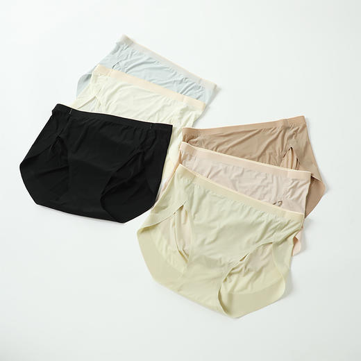 蚕丝再生纤维 隐形面膜肌裸感内裤 触手可及的柔软细腻 清爽透气不闷肤 360度全方位无痕包裹 商品图0