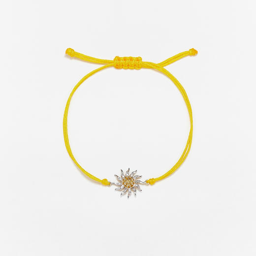 北京仓｜Yvonne Leon-Solar Signet-钻石 黄水晶 黄绳 手链［法国设计师］ 商品图0