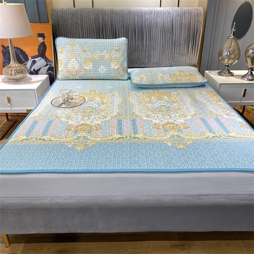 【丝丝凉意好睡眠】泰国皇家全冰丝生物基乳胶凉席三件套高端软席 商品图8