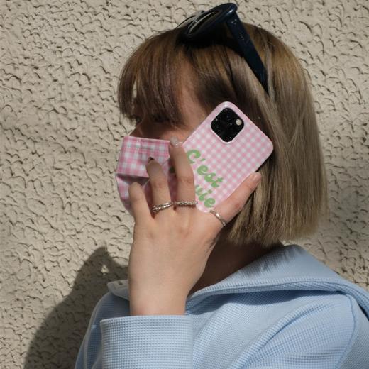 【波浪山丘】手机壳 BLEU et ROSE 波浪/山丘/草莓格子 商品图1