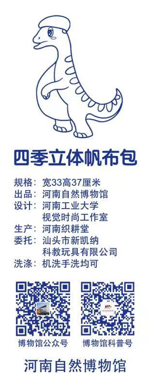 【河南自博-文创】四季帆布包 - 黄河龙（夏） 商品图2