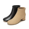 西村名物秋冬新款2020羊皮中跟短靴X20DS42081 商品缩略图0