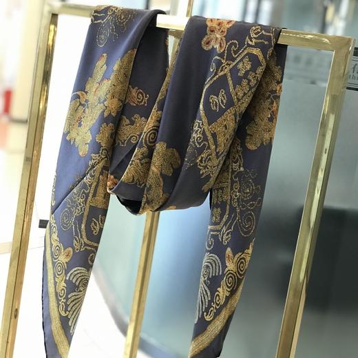 优品堂《繁华似锦》100％桑蚕丝110×110方巾 商品图2