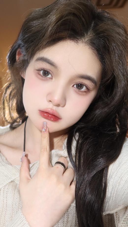 kikicon 月抛 美瞳 汉白玉 直径14.2mm 着色13.6mm  商品图2